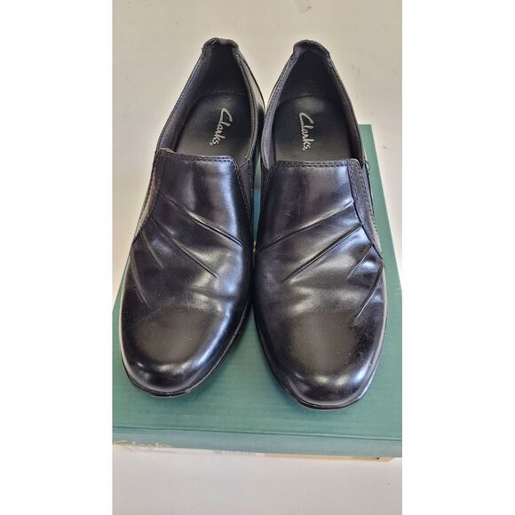 Clarks Black Partridge Women's‎ Size 6 Shoe - Picture 1 of 9